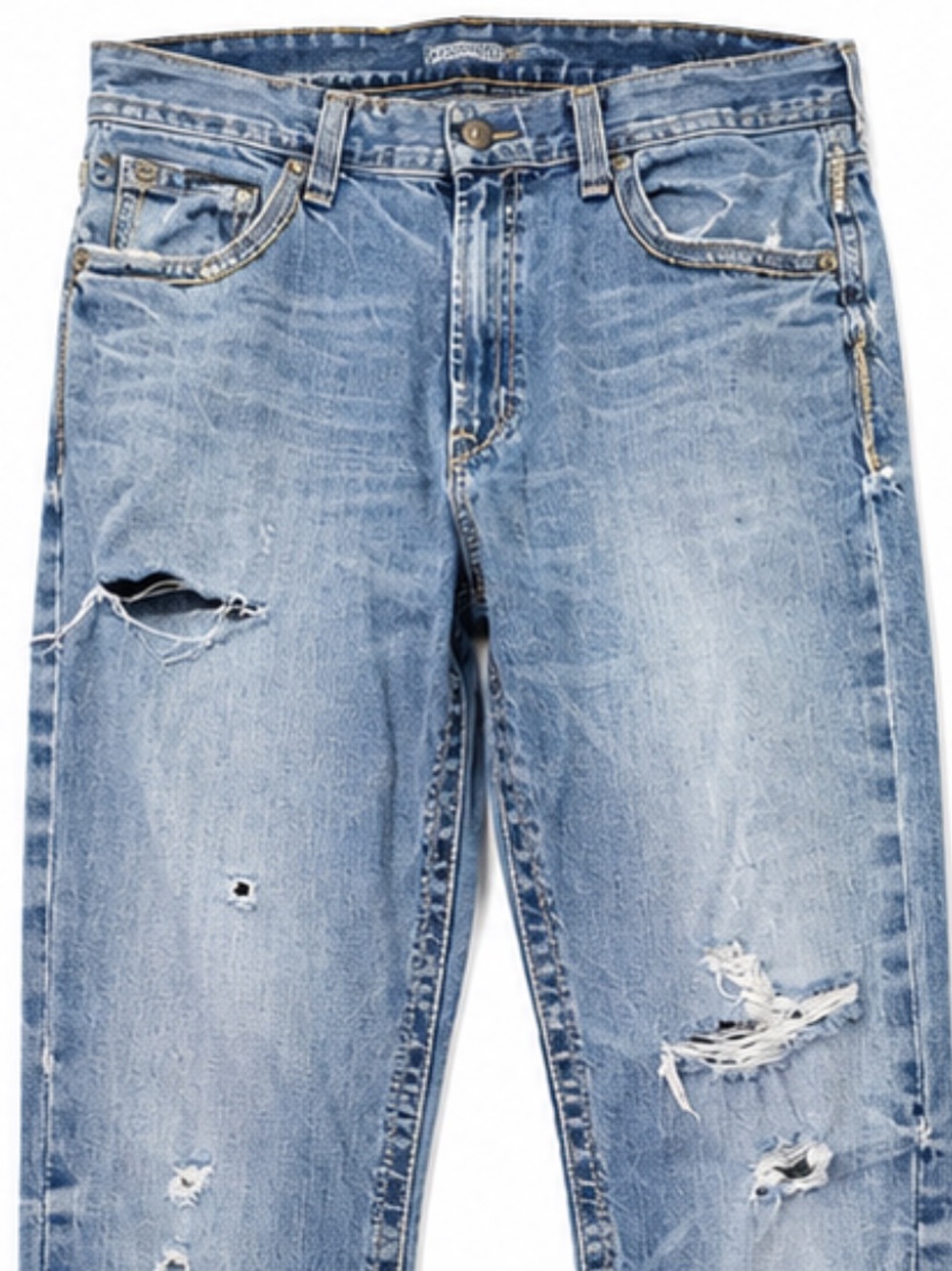 Ariat Men's Medium Rebar Blue Straight Jeans 36x34
